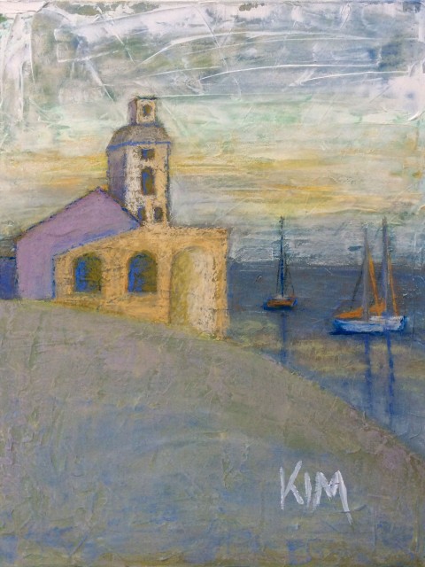 Kim Bolick 16x20 pastel and acrylics painting on canvas